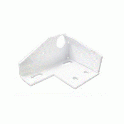 HINGE BOTTOM L/H WHITE 