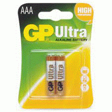 GP ULTRA 1.5V AAA SIZE 2PK